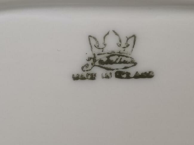Półmisek owalny porcelana ; Włocławek , Karolina