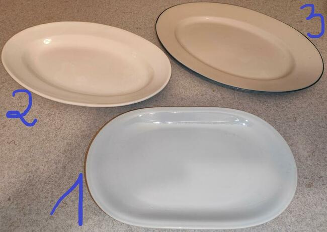 Półmisek owalny porcelana ; Włocławek , Karolina