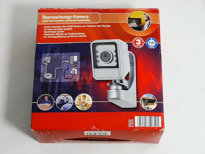 Kamera do monitoringu czarno/biała do bezpośredniego podłącz