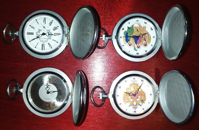 3 x Pobieda MOŁNIA Zegarek Kieszonkowy 100% Sprawne Doxa