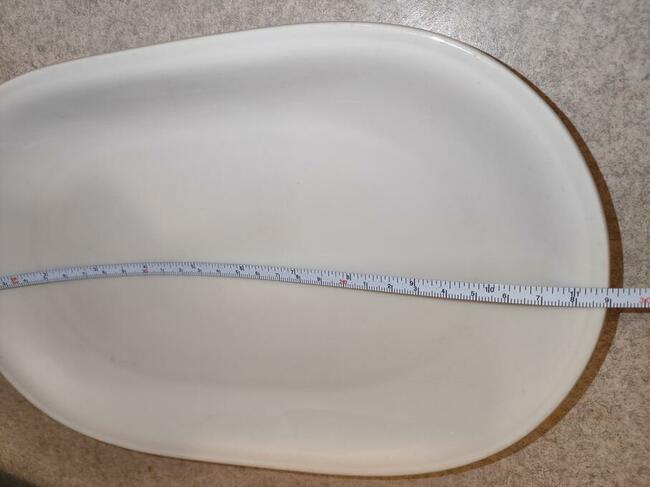 Półmisek owalny porcelana ; Włocławek , Karolina