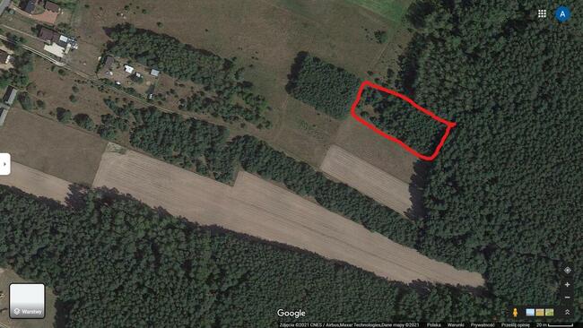 Sprzedam działkę w Parku Krajobrazowym