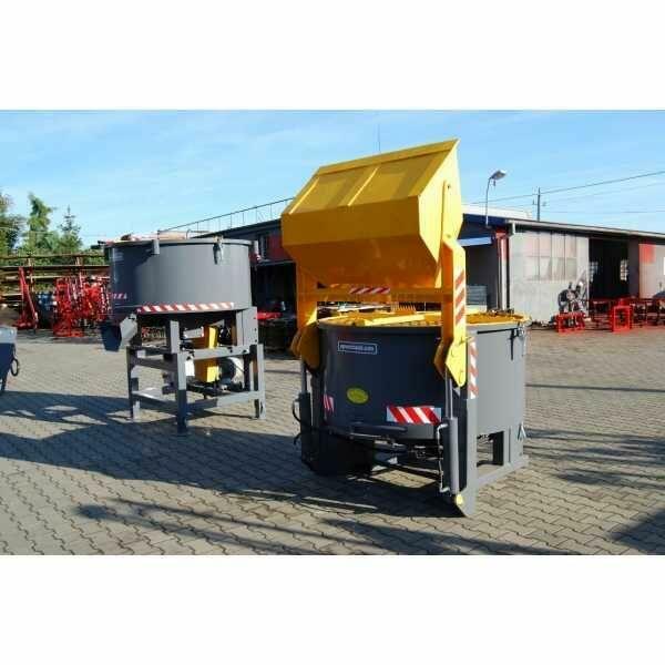 Betoniarka 1200L z napędem hydraulicznym