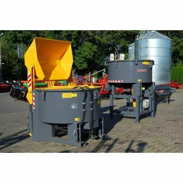 Betoniarka 1200L z napędem hydraulicznym