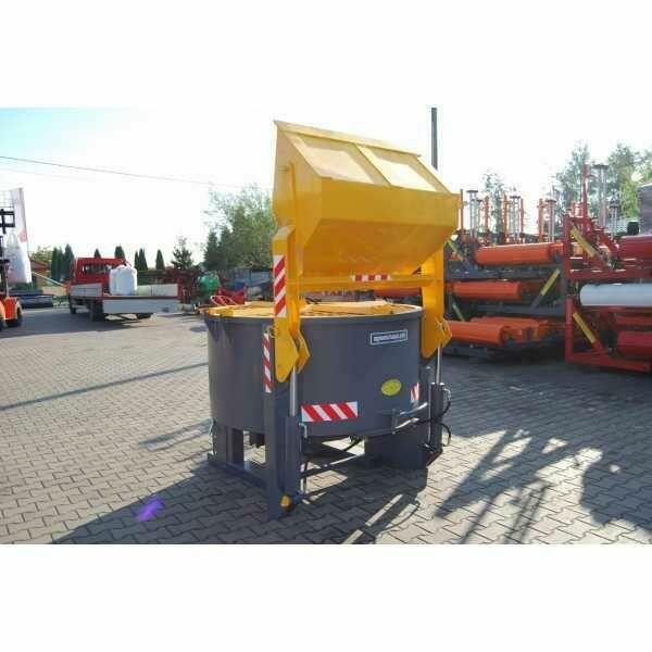 Betoniarka 1200L z napędem hydraulicznym