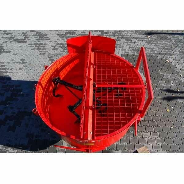 Betoniarka ciągnikowa 1800L z napędem WOM / PTO