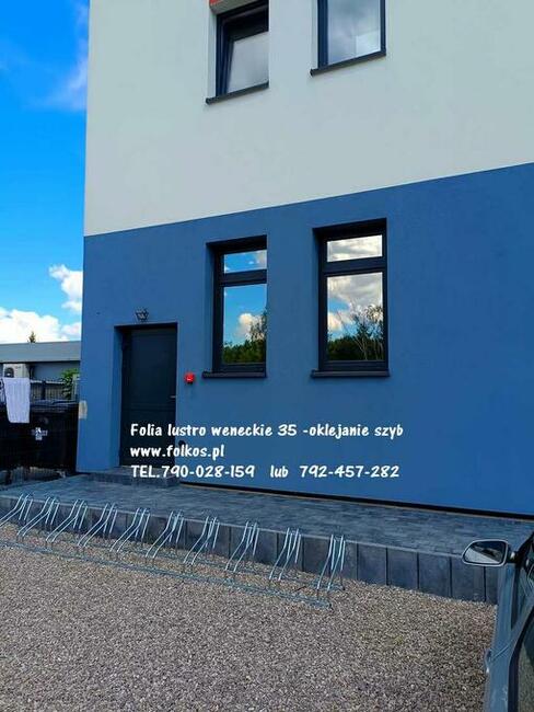 Oklejamy szklane drzwi, oklejamy okna, witryny, balkony Wawa