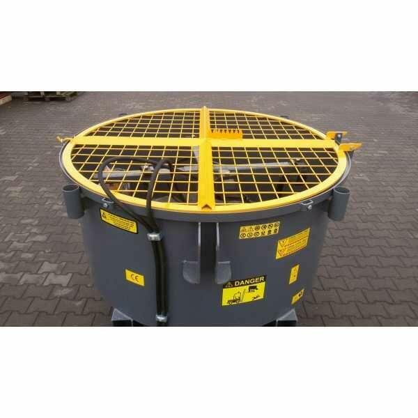 Betoniarka z napędem hydraulicznym 1200L