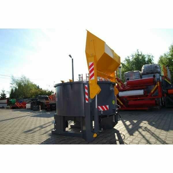 Betoniarka 1200L z napędem hydraulicznym