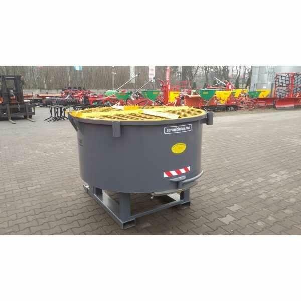 Betoniarka z napędem hydraulicznym 1200L