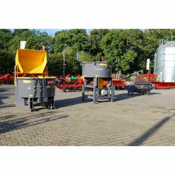 Betoniarka 1200L z napędem hydraulicznym