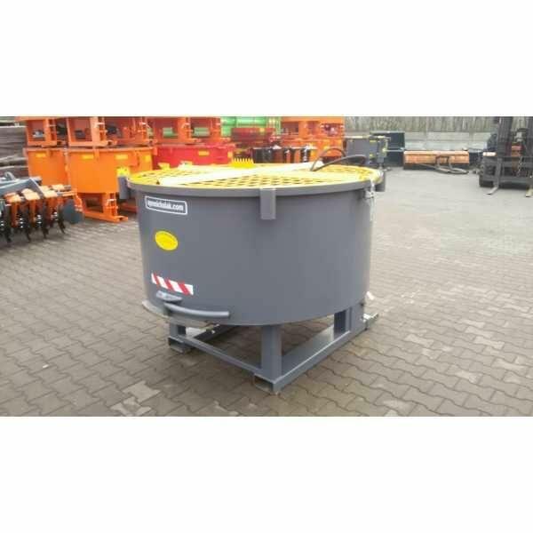 Betoniarka z napędem hydraulicznym 1200L