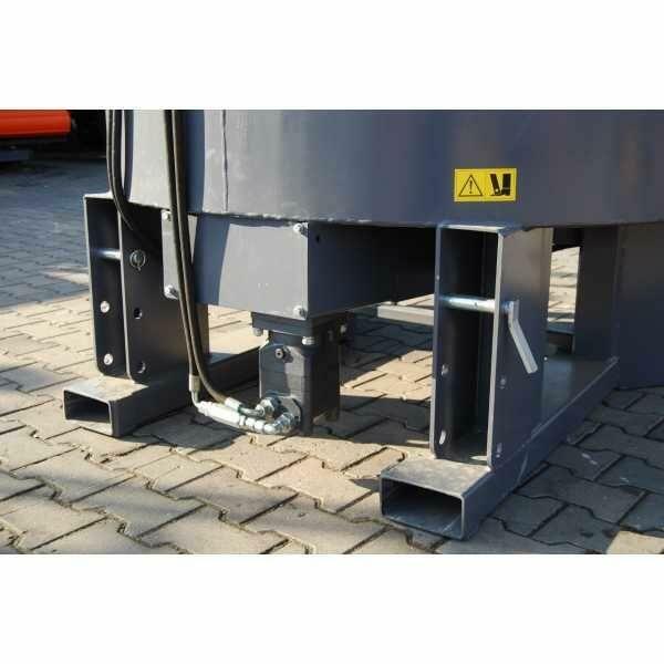 Betoniarka 1200L z napędem hydraulicznym
