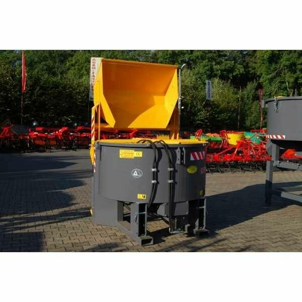 Betoniarka 1200L z napędem hydraulicznym