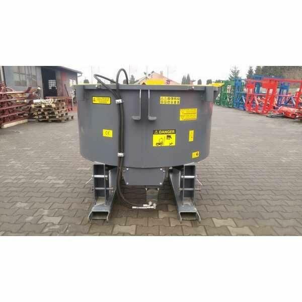 Betoniarka z napędem hydraulicznym 1200L