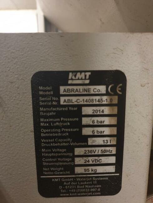 Maszyna do cięcia wodą NESSAP-3500 AQUATER