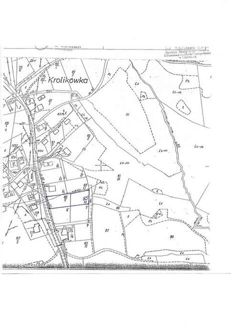 Widokowa działka budowlana Młynne k/Limanowej