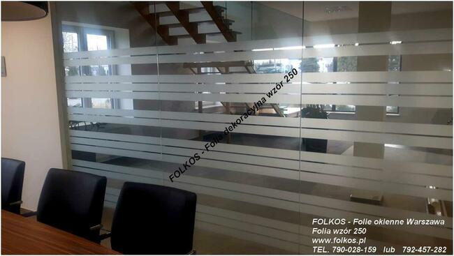 Oklejamy szklane drzwi, oklejamy okna, witryny, balkony Wawa