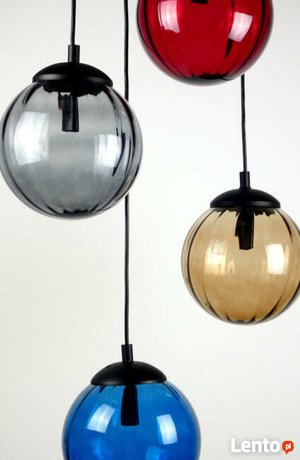 Szklana lampa wisząca arbuz VATTENSTA ⌀18 cm