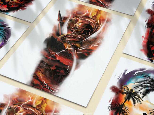 Indywidualny projekt tatuażu |cyfrowy projekt tatuaż rysunek