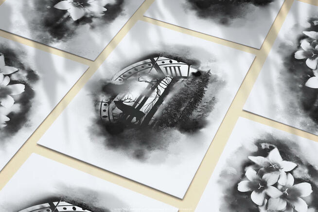 Indywidualny projekt tatuażu |cyfrowy projekt tatuaż rysunek