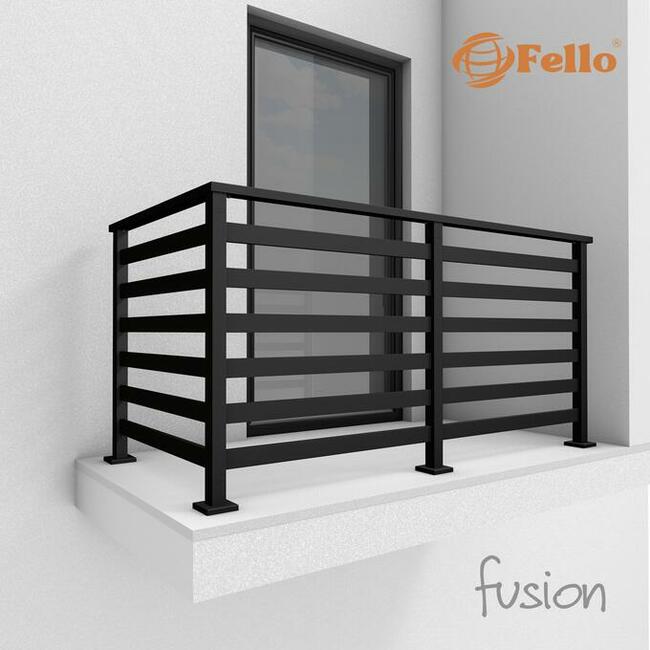 Balustrada taras balkon barierka poręcz RAL stal nierdzewna