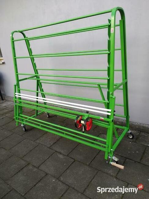 Stojak mobilny do folii - stół z licznikiem składany