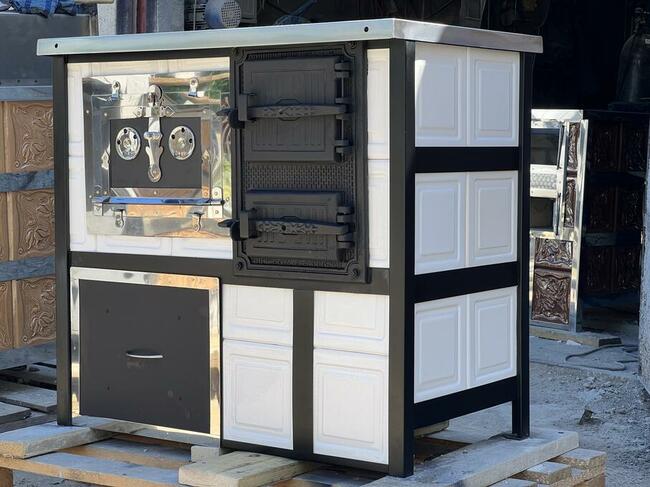 Kuchnia kaflowa, piec kaflowy, koza, zdun, westfalka