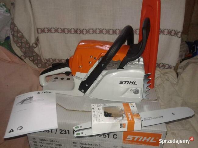 nowa pilarka STIHL MS 251 moc 3KM pila uniwersalna cały komp