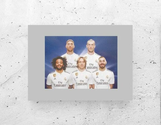 Real Madrid plakat A4, piłkarski plakat do domu