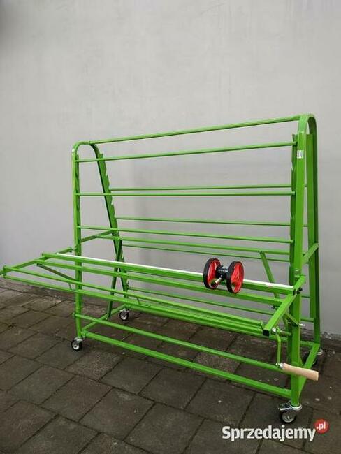 Stojak mobilny do folii - stół z licznikiem składany