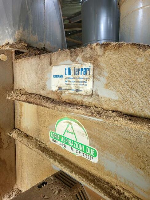 Kompletna linia instalacja odciągu TROCIN Ferrari Duża Mocna