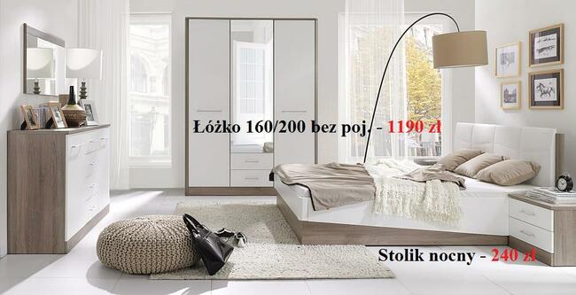 Sypialnia LIVERPOOL łóżko, stolik nocny - Wyprzedaż!