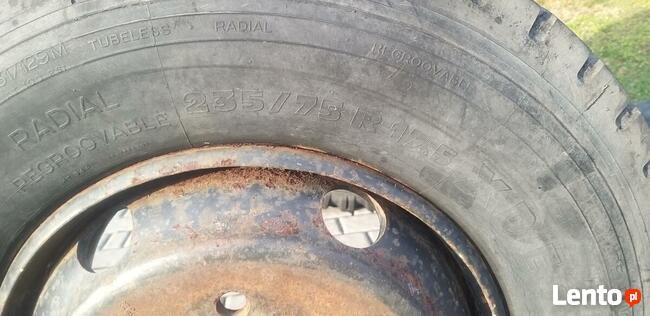 MICHELIN X 235/75 R17.5 ciężarowe, naczepa z felgą 17.5 x 6