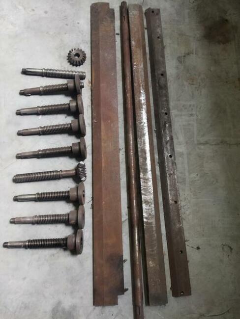 Części zaginarki do blachy