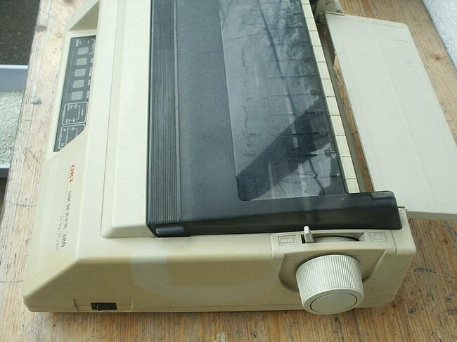 Drukarka igłowa Oki Microline 380 - dla znawcy tematu.