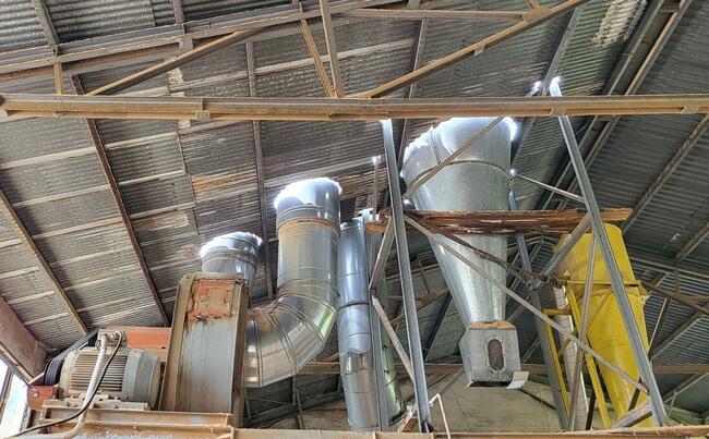 CAŁY Duży Wyciąg DO Trocin CYKLON C-180 Kompletna Linia Rury