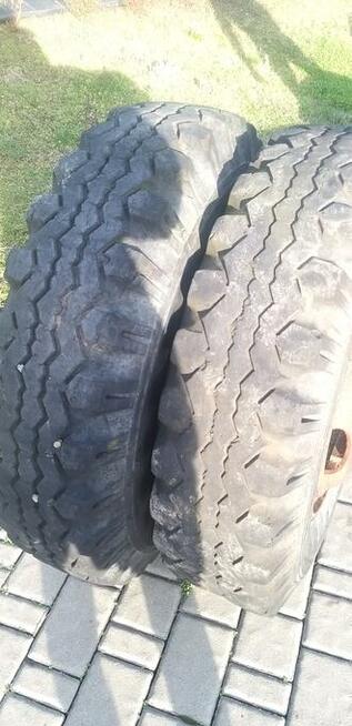 2 opony 11.00 20 Stomil z felgami 10x281 do koparki
