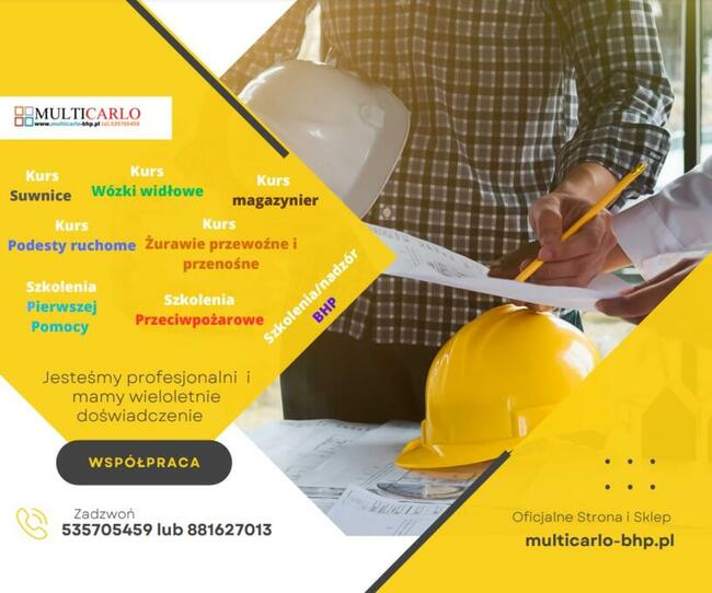 Szkolenia BHP, PPOŻ, PIERWSZA POMOC Przedmedyczna+ Upominek