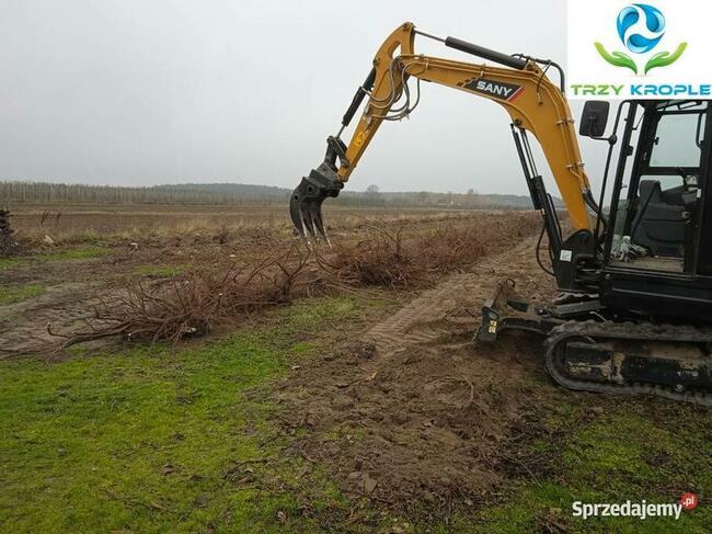 USŁUGI Minikoparka koparka 5ton wykopy wiertnica chwytak FUL