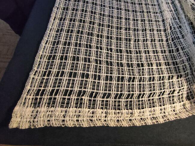 Firanka Kremowa (kość słoniowa)180 x 280-stan bardzo dobry !