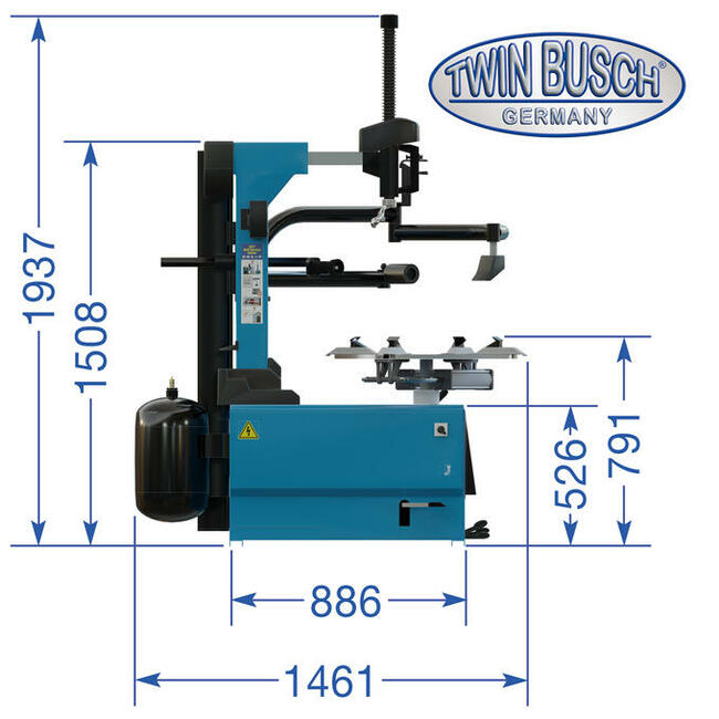 Montażownica do opon TW X-36 WDK Twin Busch Germany
