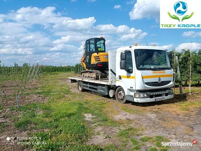 USŁUGI Minikoparka koparka 5ton wykopy wiertnica chwytak FUL