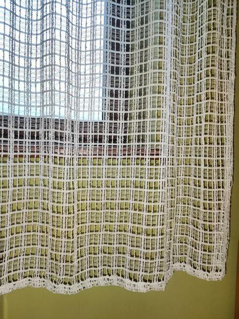 Firanka Kremowa (kość słoniowa)180 x 280-stan bardzo dobry !