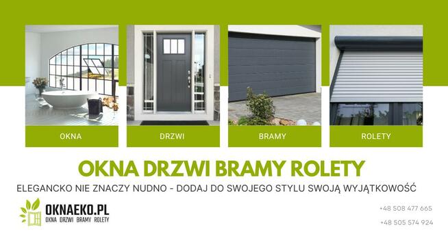OKNA DRZWI BRAMY ROLETY PARAPETY sprzedaż montaż