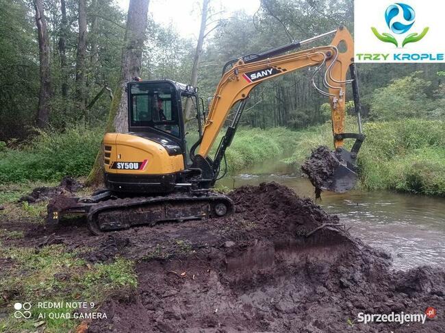 USŁUGI Minikoparka koparka 5ton wykopy wiertnica chwytak FUL