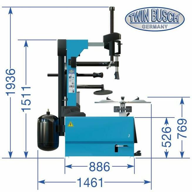 Montażownica do opon TW X-36 Twin Busch