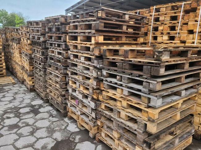 Paleta 1200x1000 używana mocna, palety drewniane metrówki uż