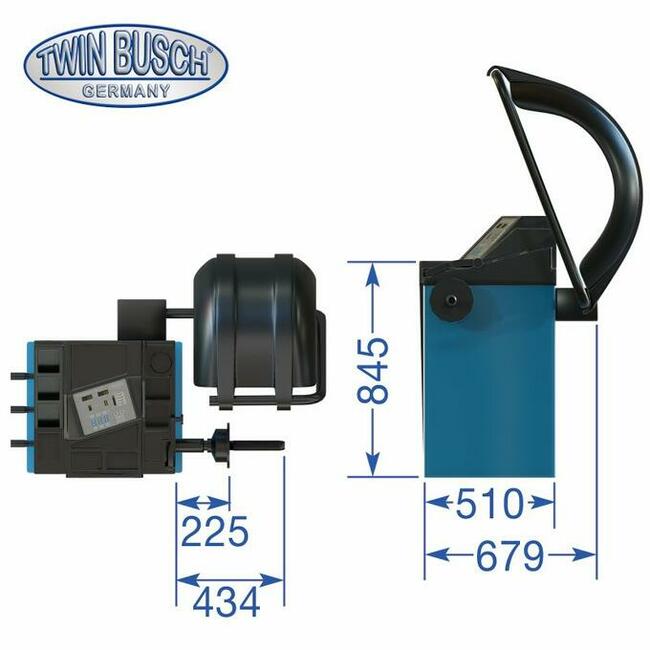 Wyważarka do kół TW F-150 Twin Busch Germany