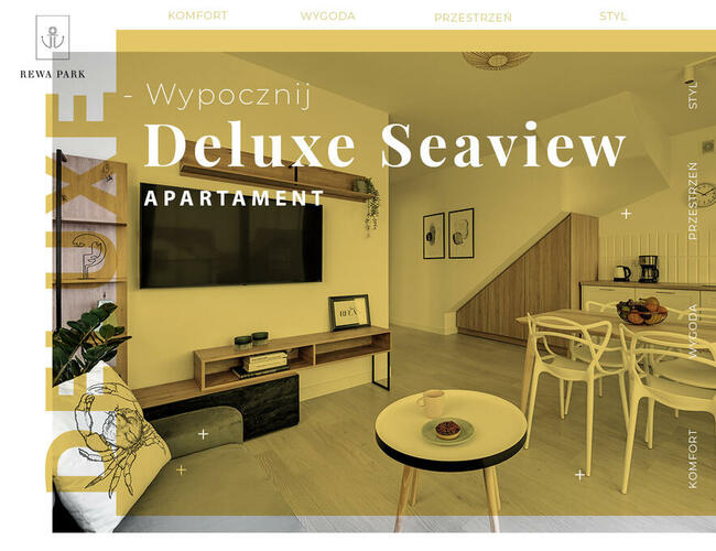 Apartament Deluxe Seaview Pokoje nad Morzem Noclegi ️
